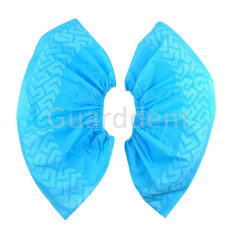 High quality blue non woven Anti-Skid shoe cover