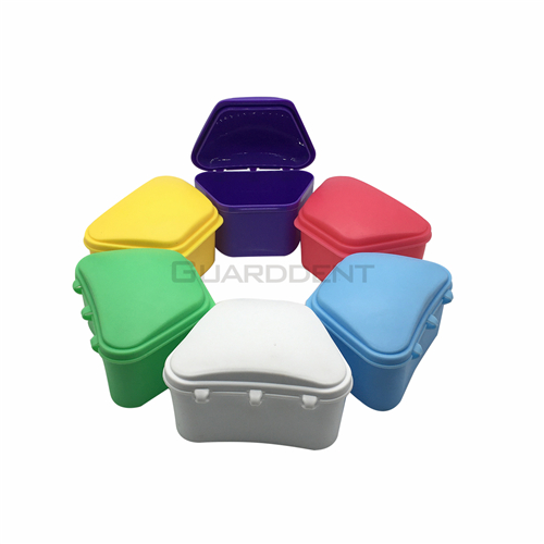 Dental Plastic Denture Box with approved FDA with cheap price