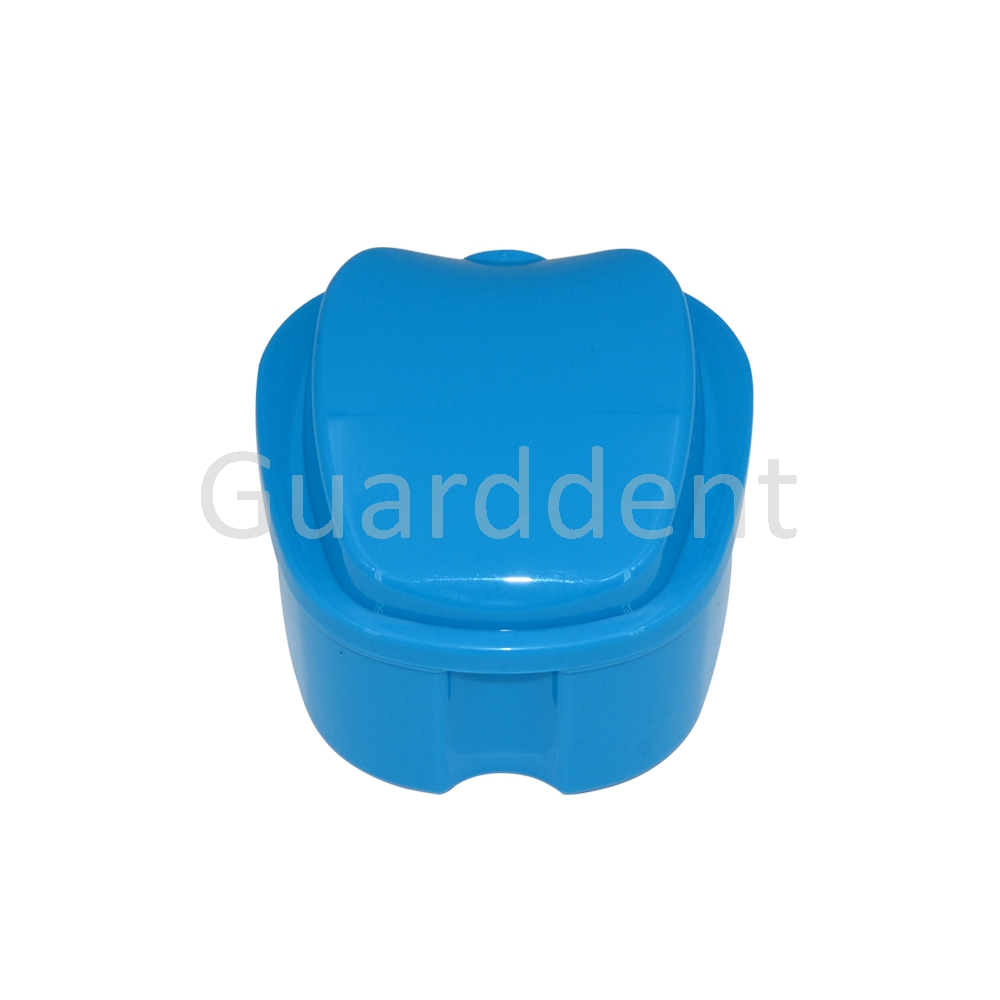 Apple Shape Dental Plastic Denture Box with basket
