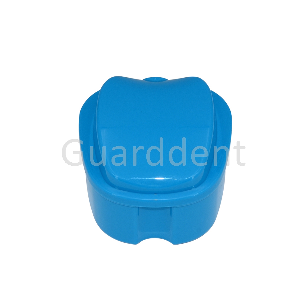 Apple Shape Dental Plastic Denture Box with basket