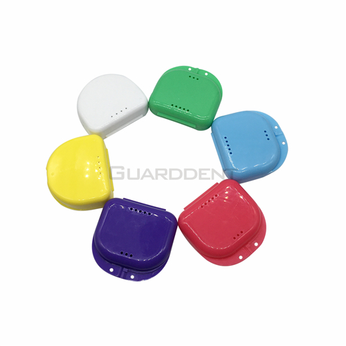 Dental Plastic Retainer Box Mini Denture Box with approved FDA with cheap price