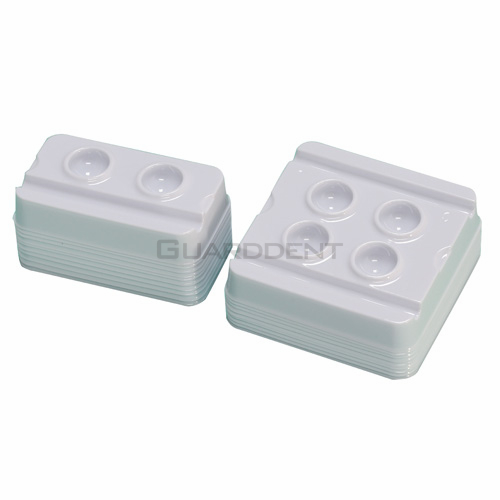 Guarddent supplies Dental Disposable Mixing Wells Mixing Trays with cheap price with approved FDA